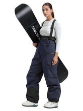 Pantalones con tirantes para nieve Gsou Snow Durable Mountain Pro All Function Cargo para mujer